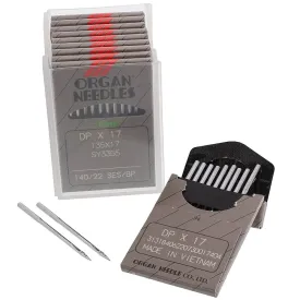 100pk Organ 135x17 Ball Point Needles - Size 140/22
