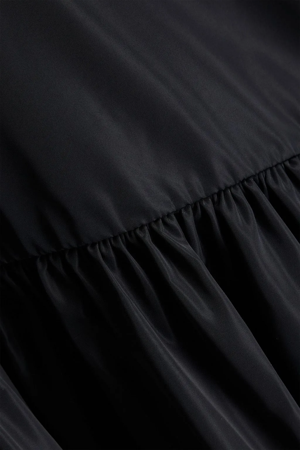 Amelie taffeta wrap dress with ruching CECILIE BAHNSEN, black