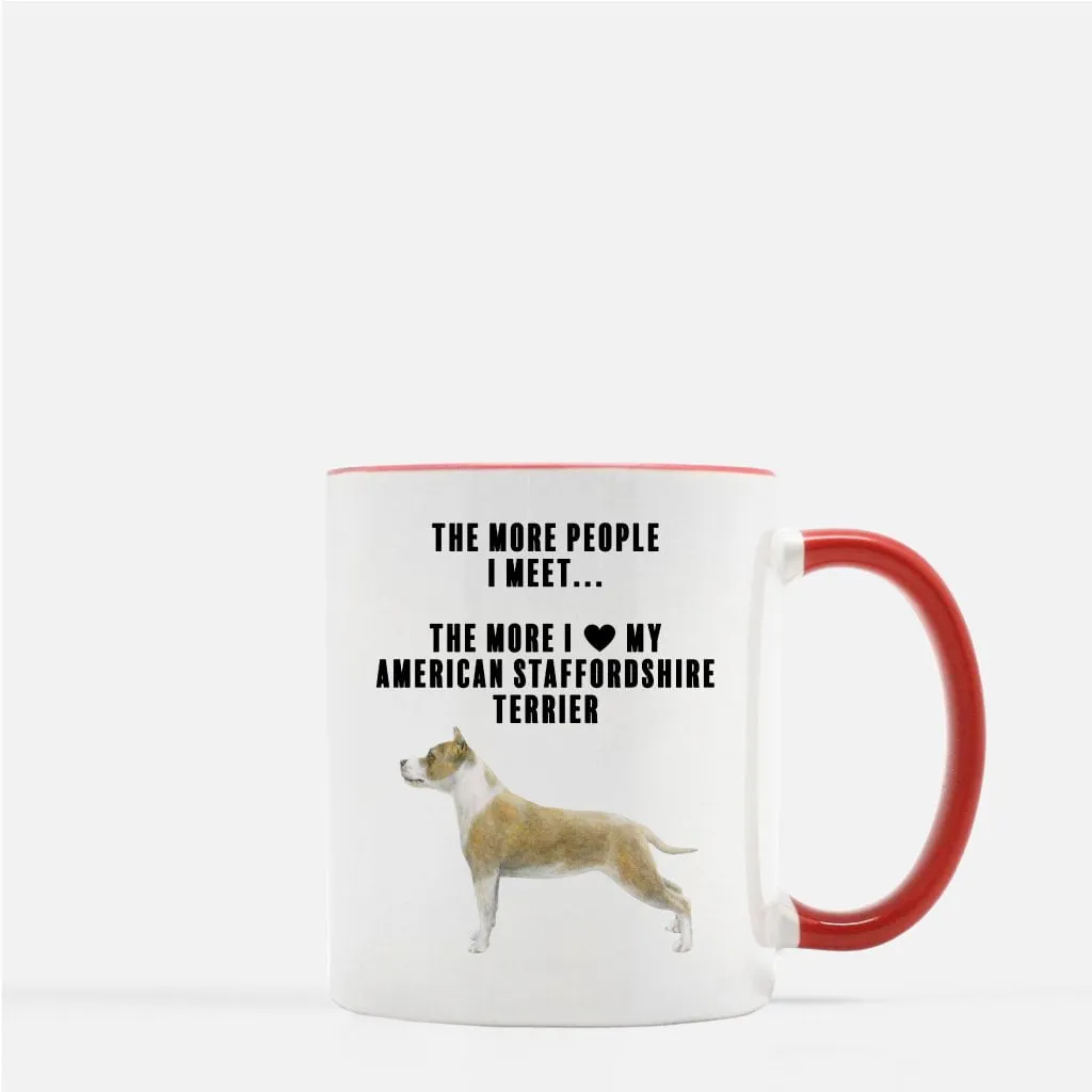 American Staffordshire Terrier Love Coffee Mug