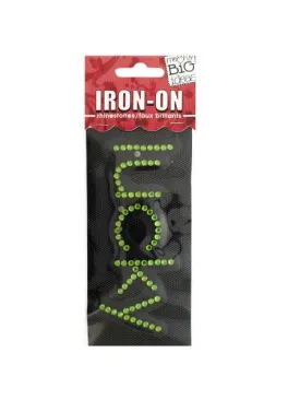 &#039;Lucky&#039; Rhinestone Iron-On Transfer (Available in a pack of 24)