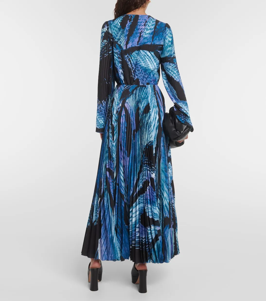 Antiparos Altuzarra pleated maxi dress, multicolor