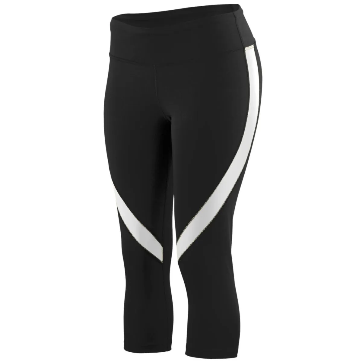 Augusta Sportswear Ladies Action Color Block Capri