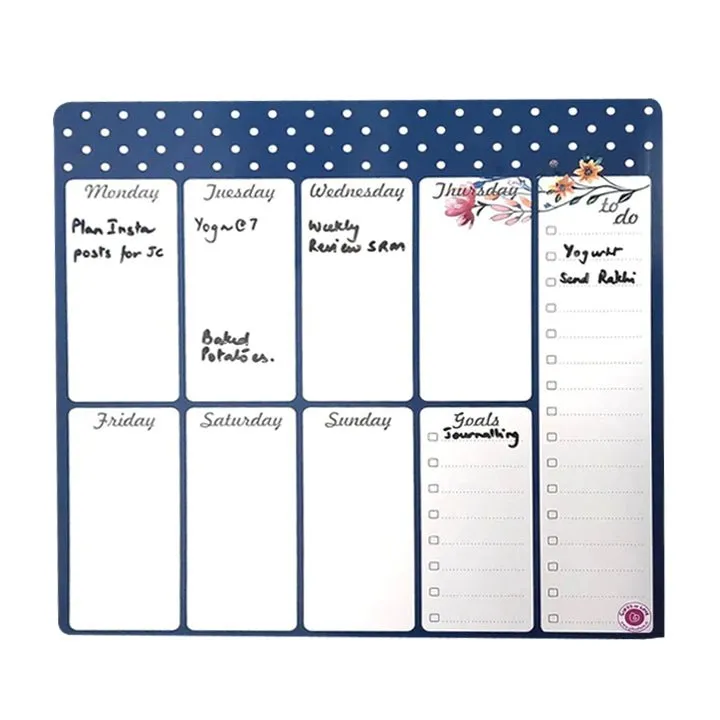 Azalea Magnetic Rewritable Week Planner