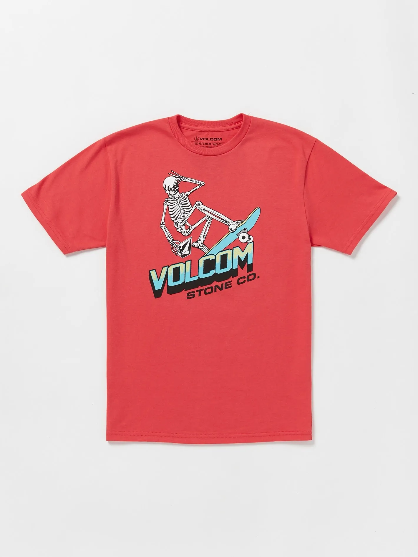 Big Boys Bone Slide Short Sleeve Tee - Flash Red