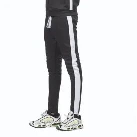 Black/White Men's Track Pants