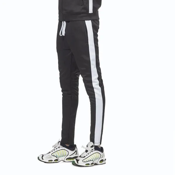 Black/White Men's Track Pants