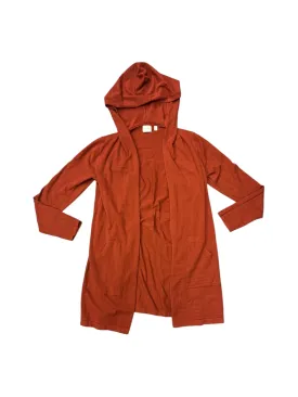 Cardigan By Cyrus Knits In Orange, Size: Xl
