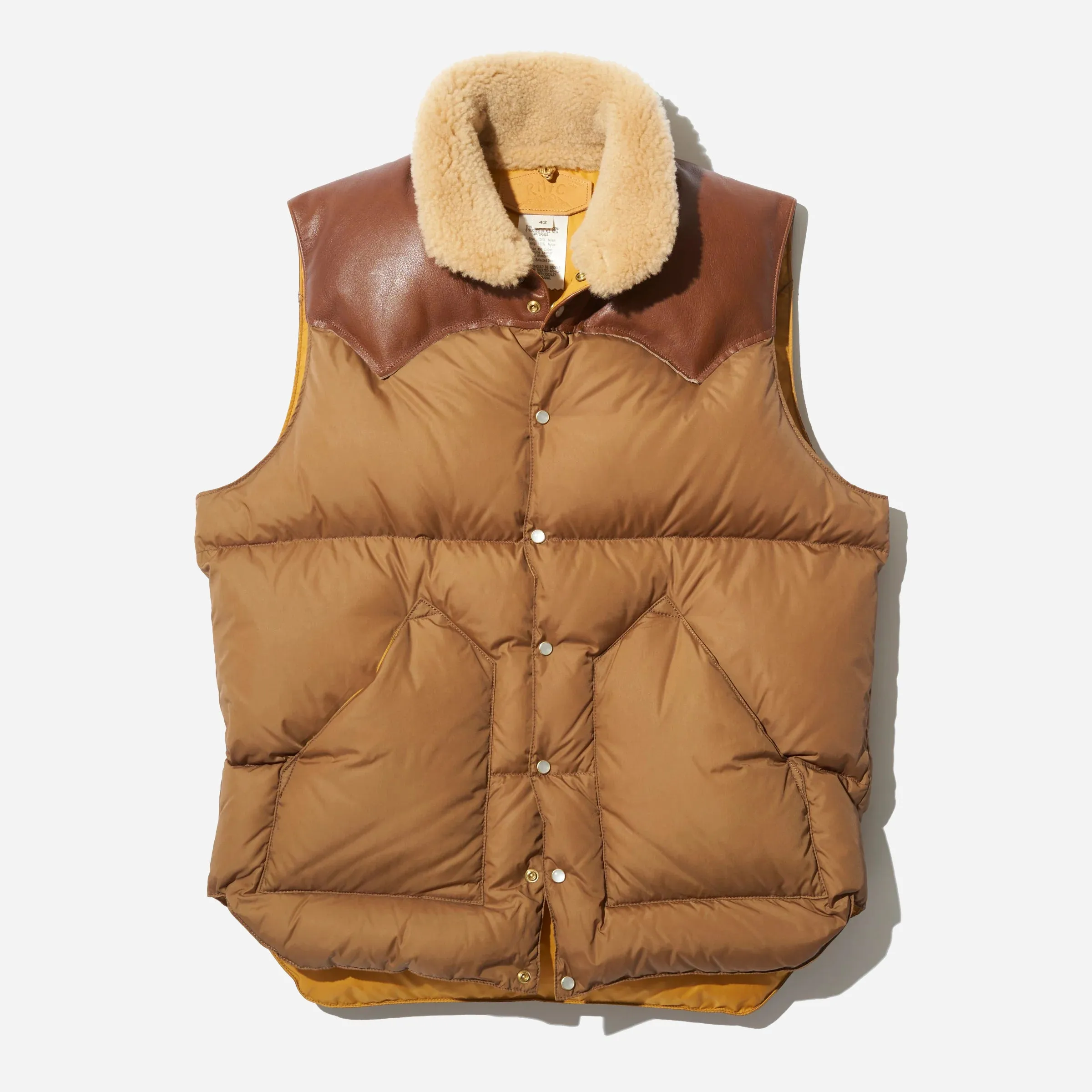 CHRISTY DOWN VEST - D. BROWN