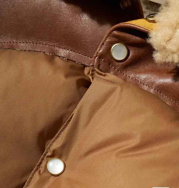 CHRISTY DOWN VEST - D. BROWN