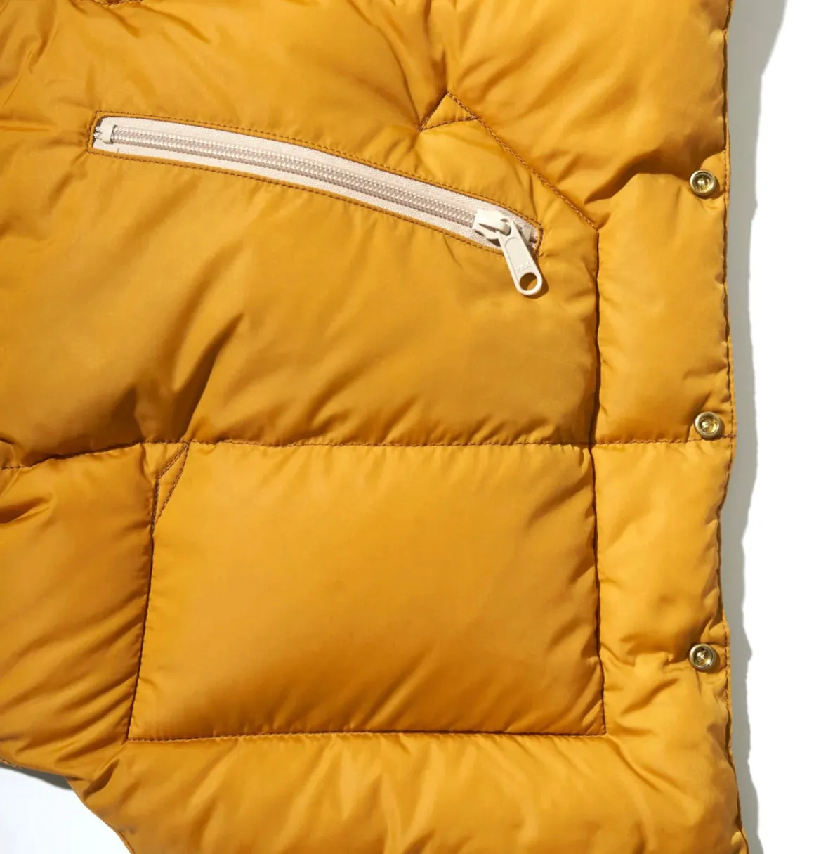 CHRISTY DOWN VEST - D. BROWN