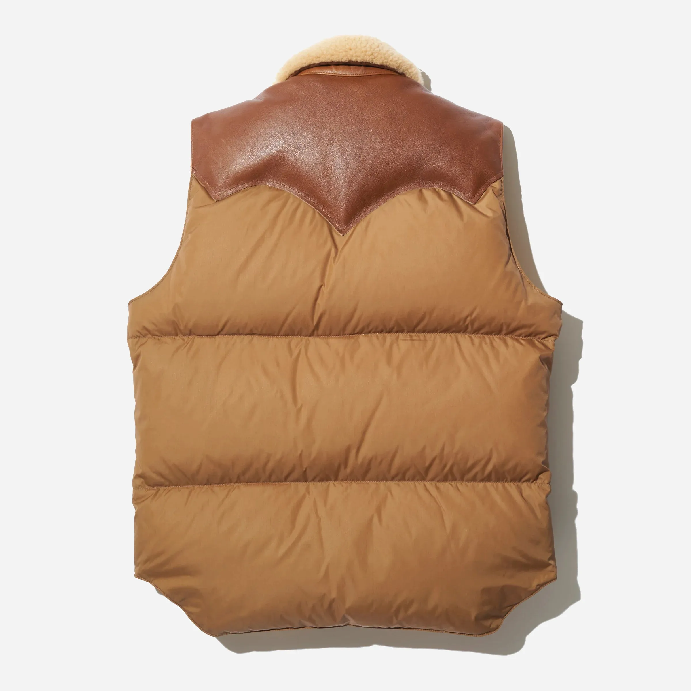 CHRISTY DOWN VEST - D. BROWN