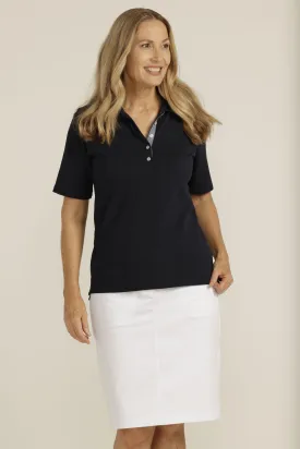 Cotton Classic Fit Polo Shirt Navy