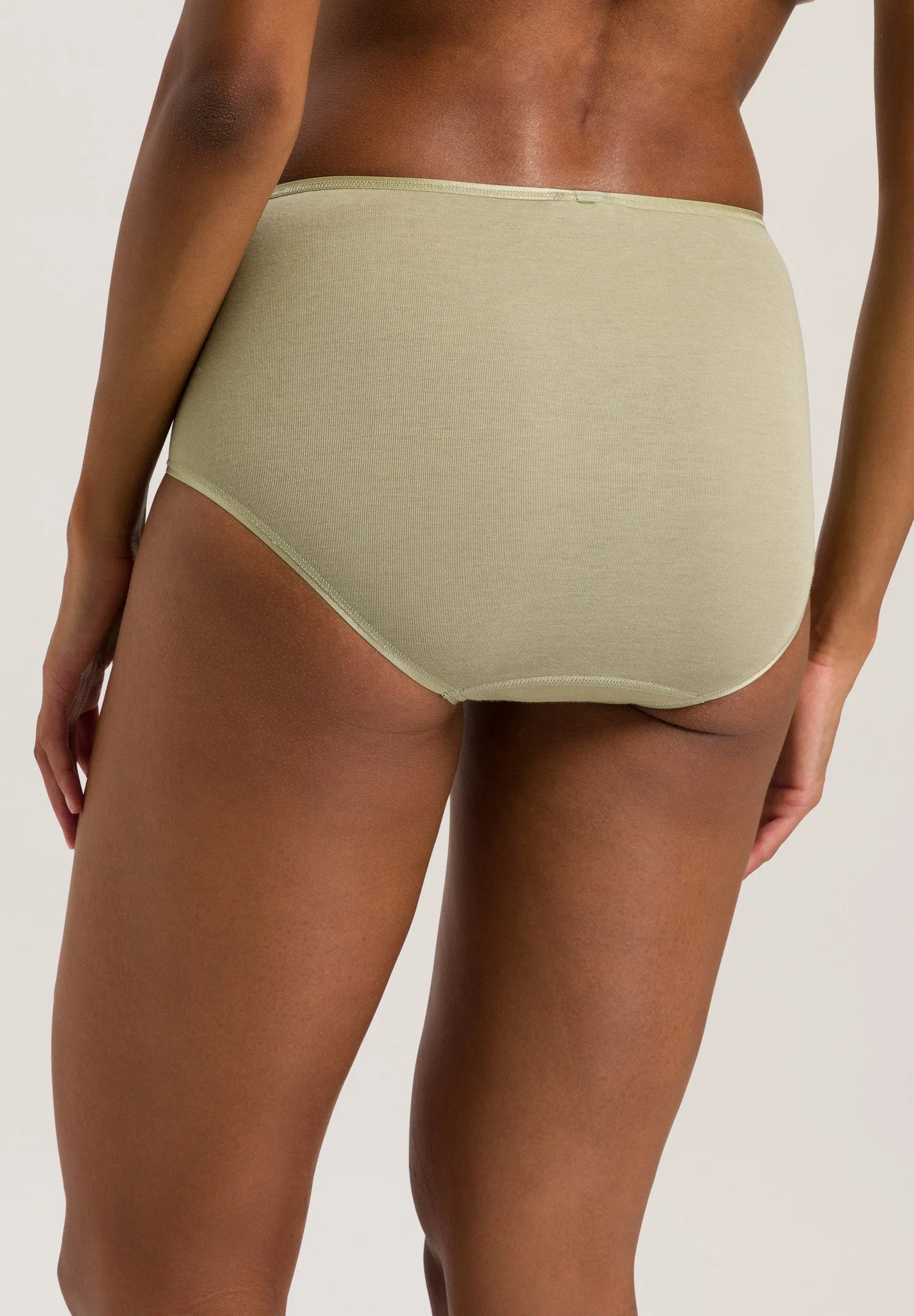 Cotton Seamless Cotton Full Brief | Moss Green 71625-2720