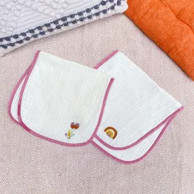 Crinkled Muslin Burp Clothes