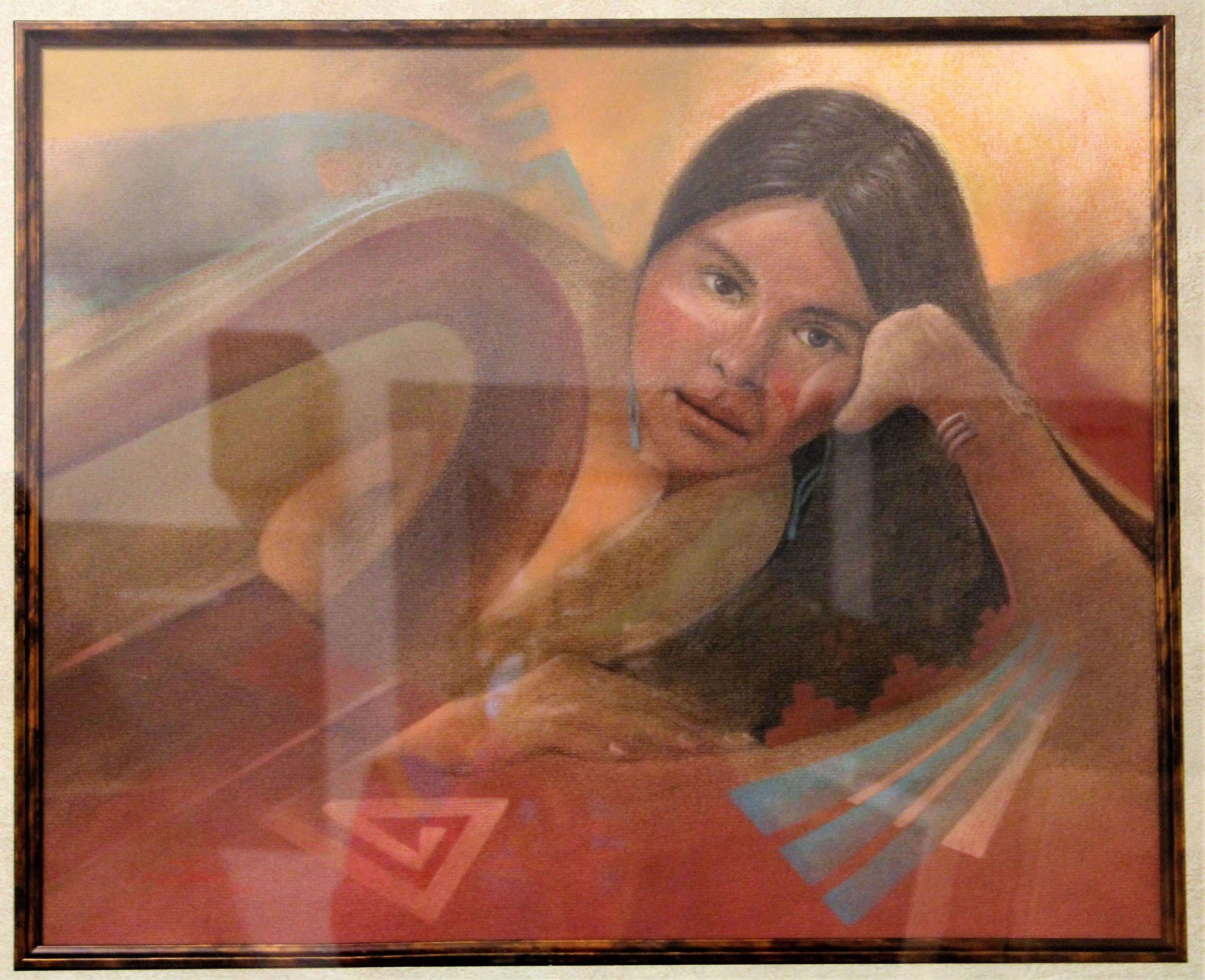 David Johns Pastel Portrait Painting
