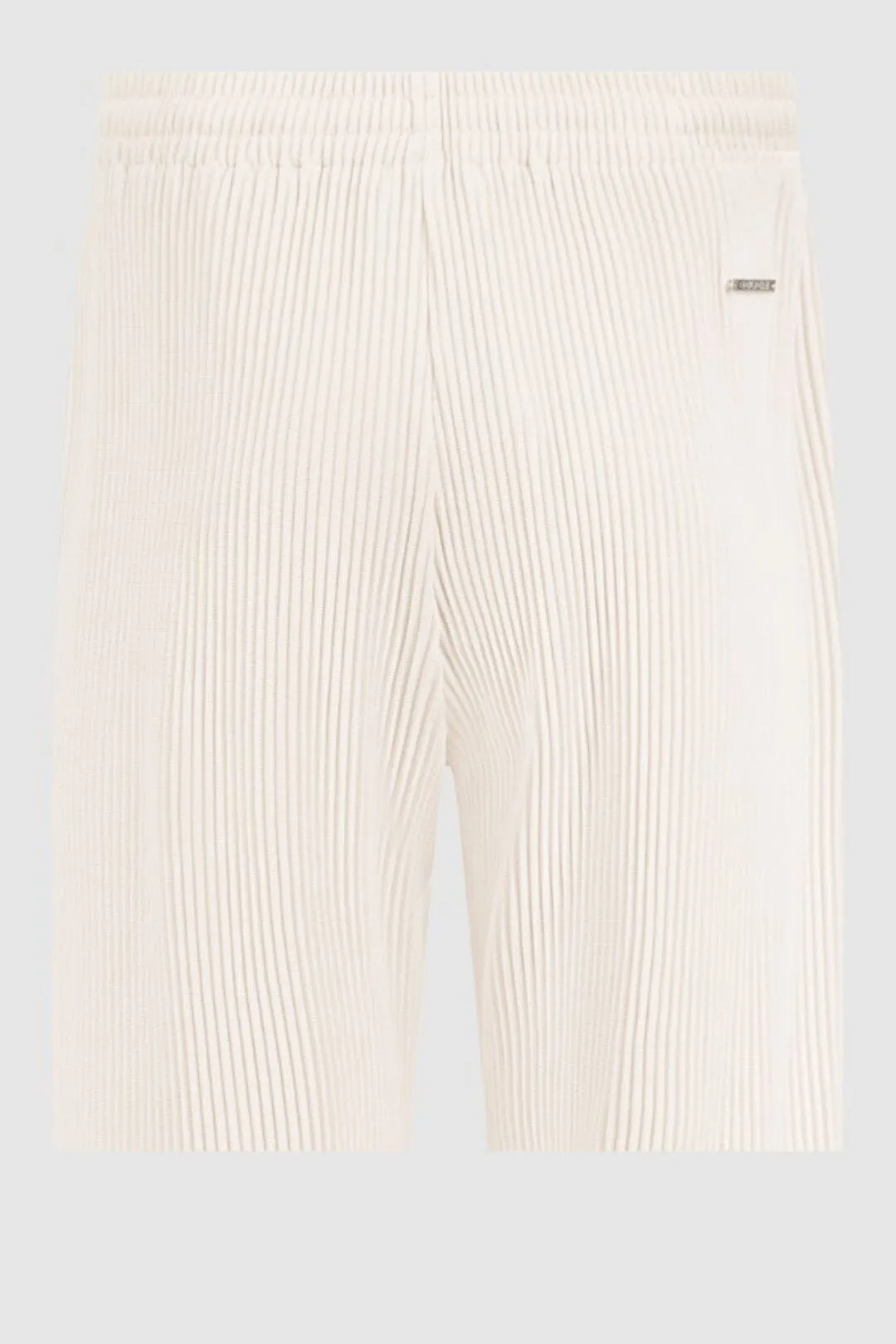 Ecru Pleated Resort Short