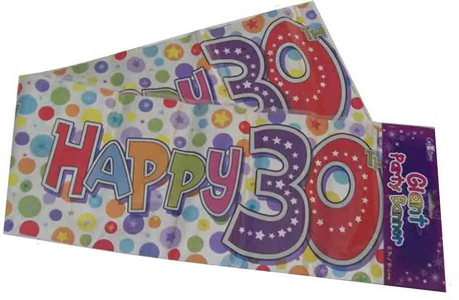 Giant Banner - Happy Birthday