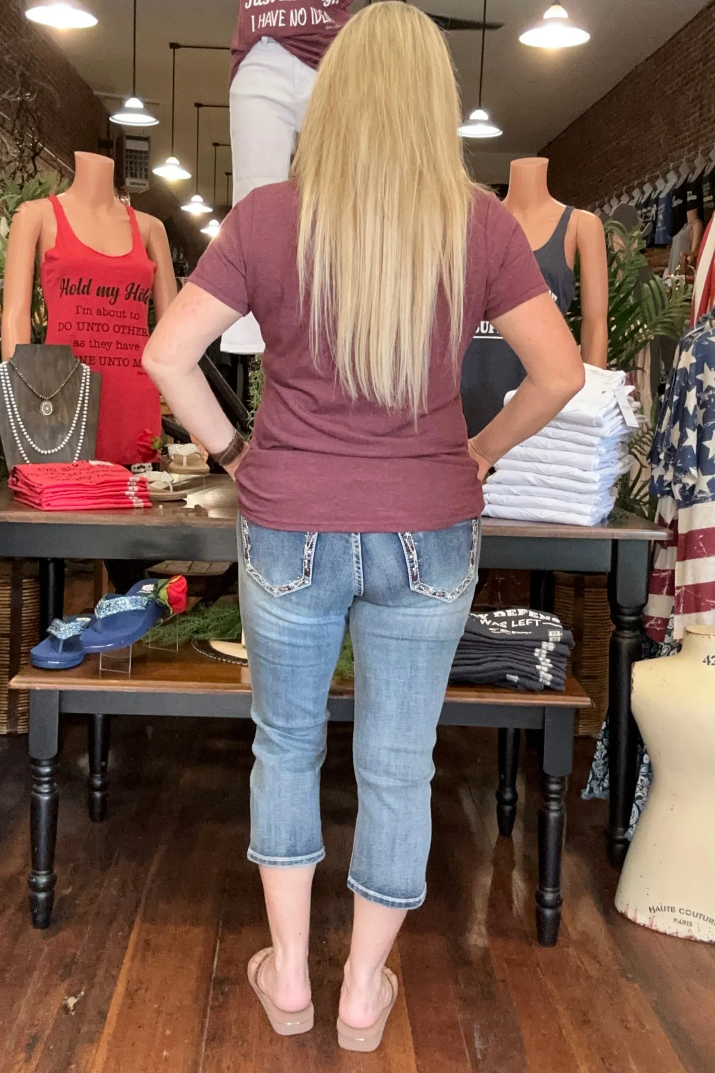 Grace in LA Easy Fit Capri