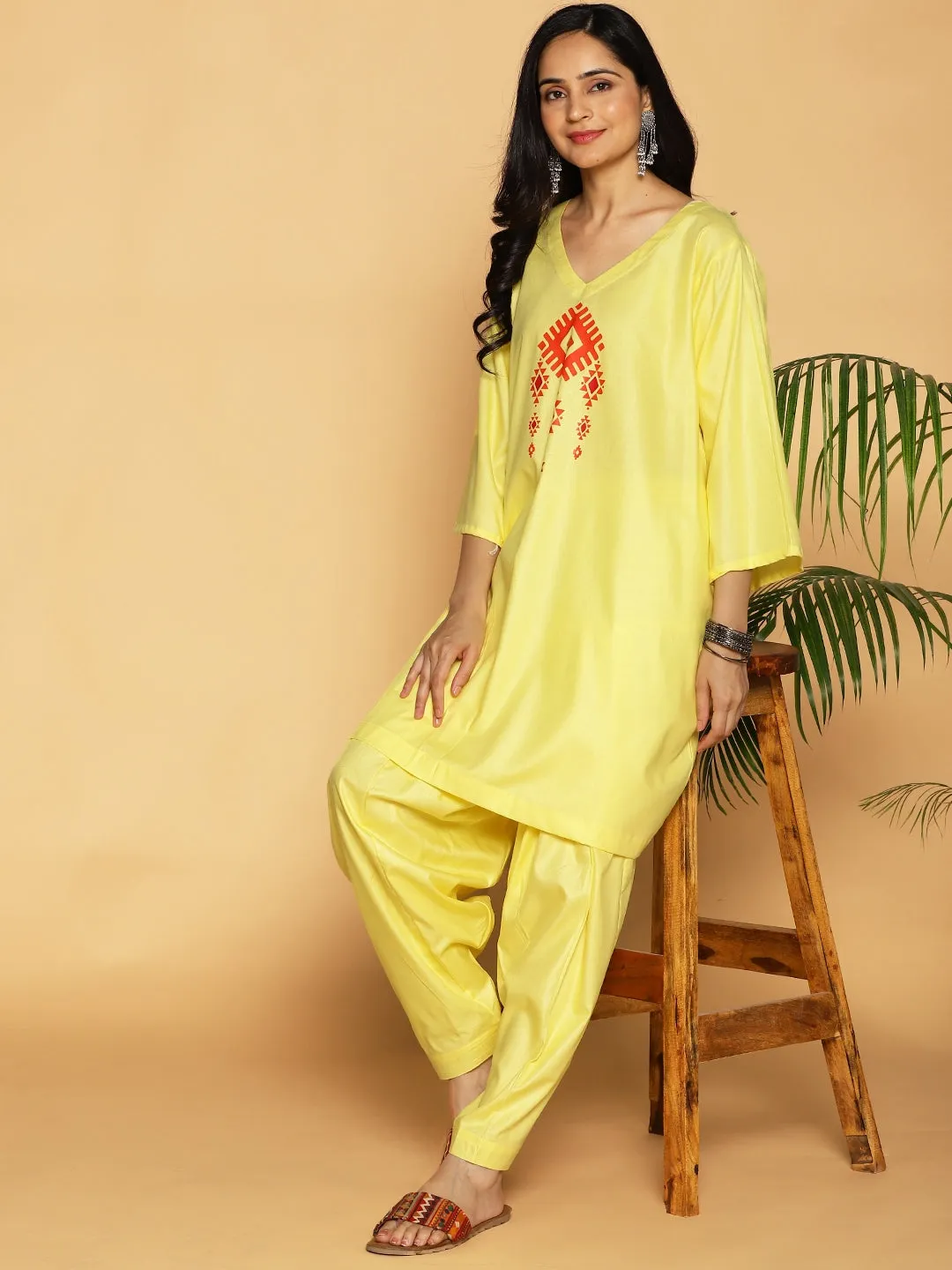 Lemon Rayon Salwar