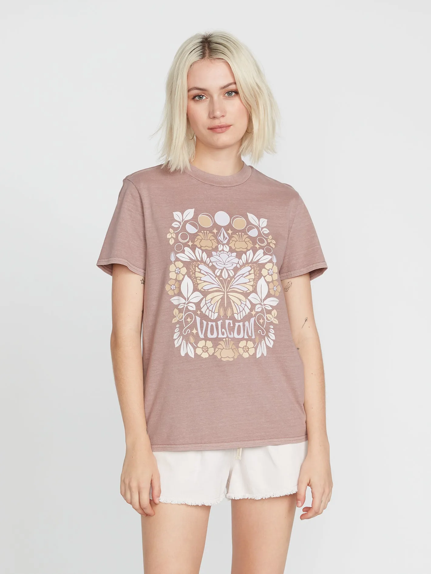 Lock It Up Short Sleeve Tee - Raisin