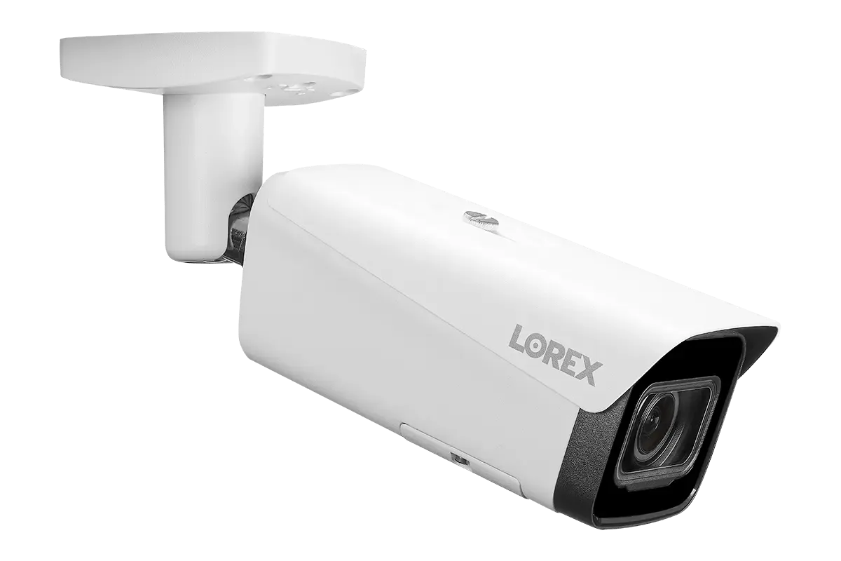 Lorex 4K (32 Camera Capable) 8TB Wired NVR System with Nocturnal 4 Smart IP Bullet Cameras Featuring Motorized Varifocal Lens, Vandal Resistant and 30FPS Recording