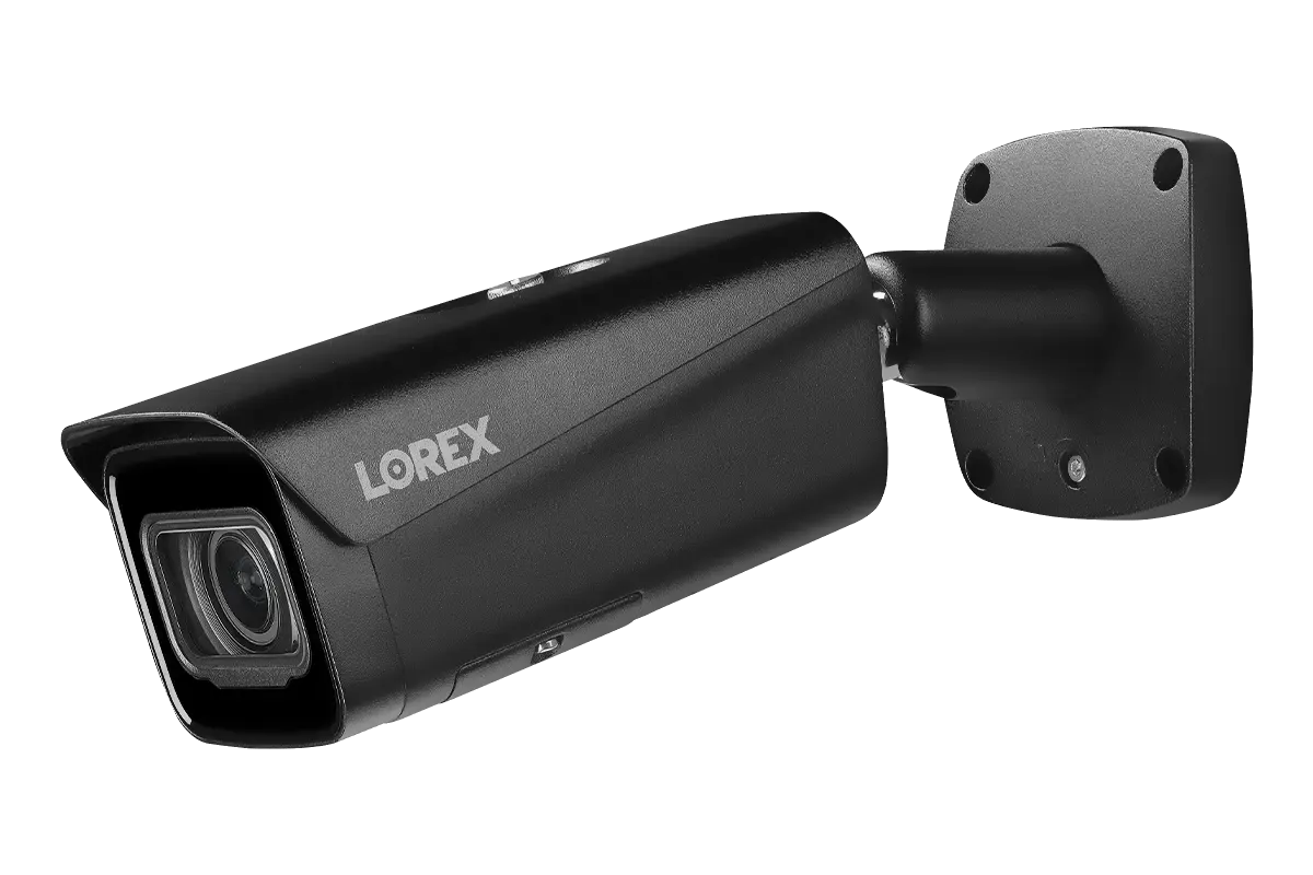 Lorex 4K (32 Camera Capable) 8TB Wired NVR System with Nocturnal 4 Smart IP Bullet Cameras Featuring Motorized Varifocal Lens, Vandal Resistant and 30FPS Recording