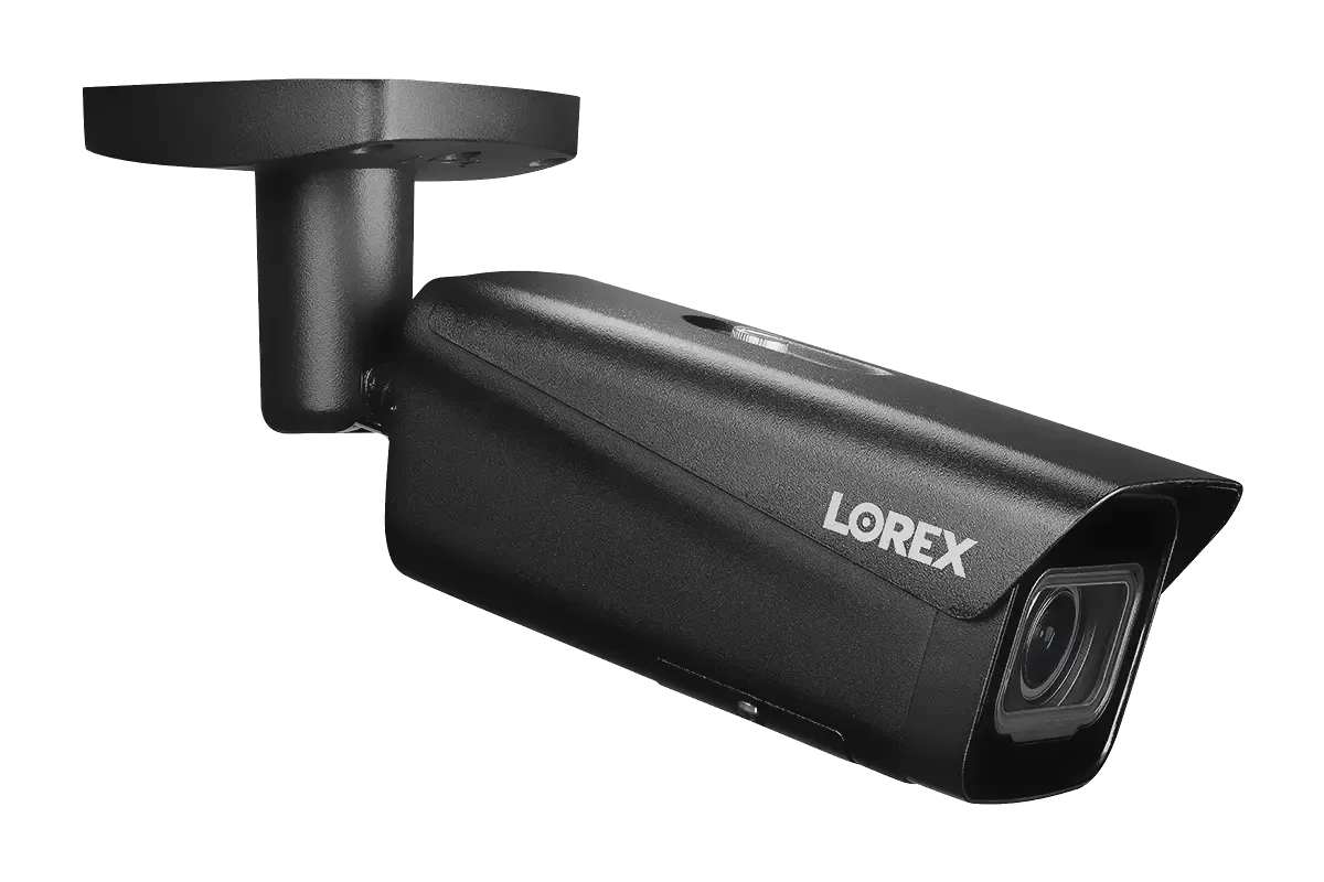 Lorex 4K (32 Camera Capable) 8TB Wired NVR System with Nocturnal 4 Smart IP Bullet Cameras Featuring Motorized Varifocal Lens, Vandal Resistant and 30FPS Recording