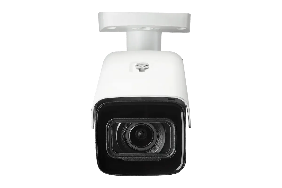 Lorex 4K (32 Camera Capable) 8TB Wired NVR System with Nocturnal 4 Smart IP Bullet Cameras Featuring Motorized Varifocal Lens, Vandal Resistant and 30FPS Recording