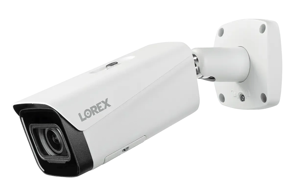 Lorex 4K (32 Camera Capable) 8TB Wired NVR System with Nocturnal 4 Smart IP Bullet Cameras Featuring Motorized Varifocal Lens, Vandal Resistant and 30FPS Recording