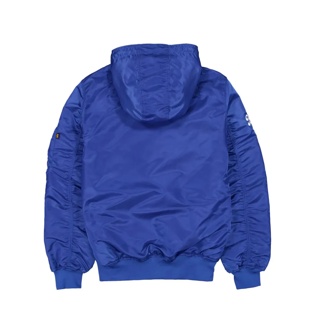 Los Angeles Dodgers Royal Bomber Jacket New Era X Alpha Industries
