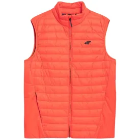 Men's Down Vest 4F Orange 4Fss23tdjam082 70S