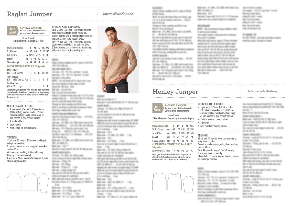 Mens Knits Knitting Book 1015