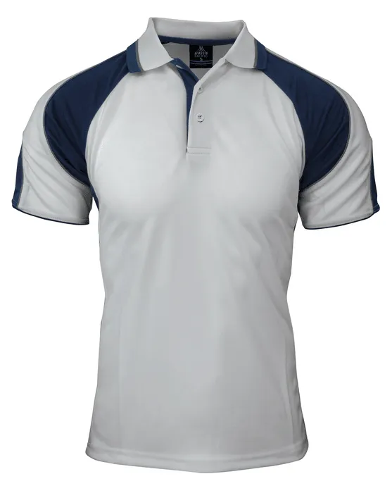 Mens Murray Polo White/Navy