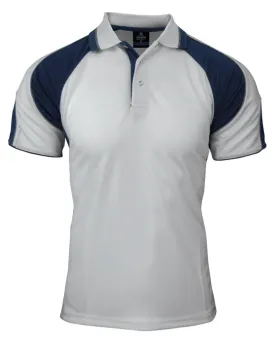 Mens Murray Polo White/Navy