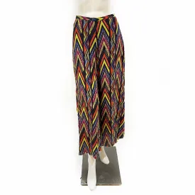 Multicolor Wide Leg Pants