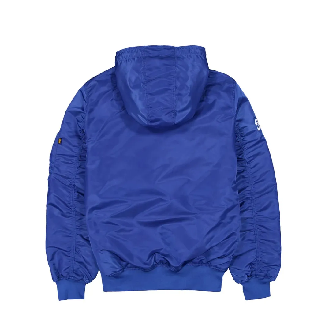 New York Mets Royal Bomber Jacket New Era X Alpha Industries