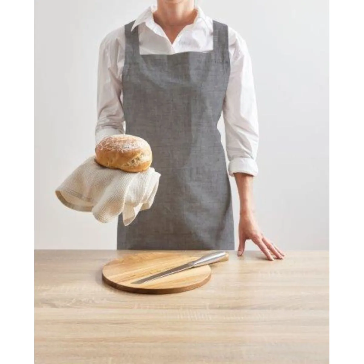 Royal Doulton Urban Dining Apron Grey S-M