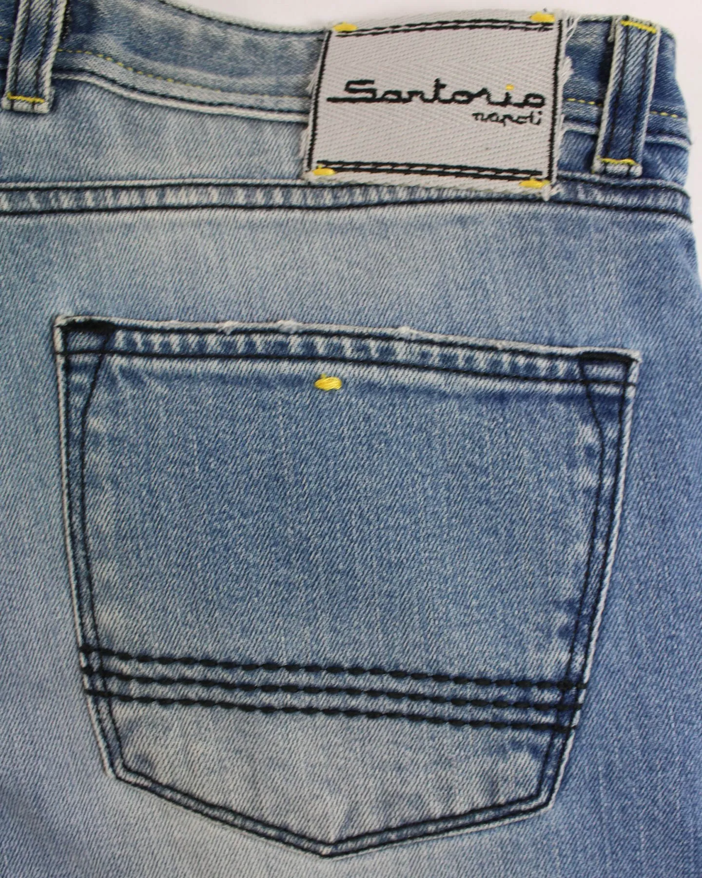 Sartorio Jeans Denim Blue Slim Fit Button Fly 38 SALE