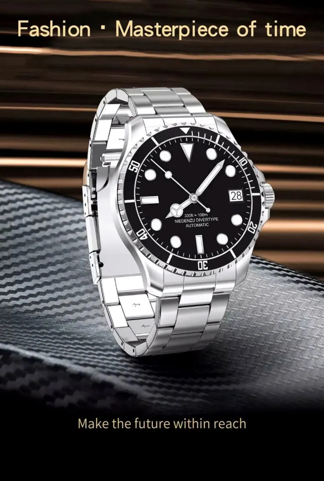 SHOC II Business Smart Watch Silver Extra Stainless steel silver straps availible.