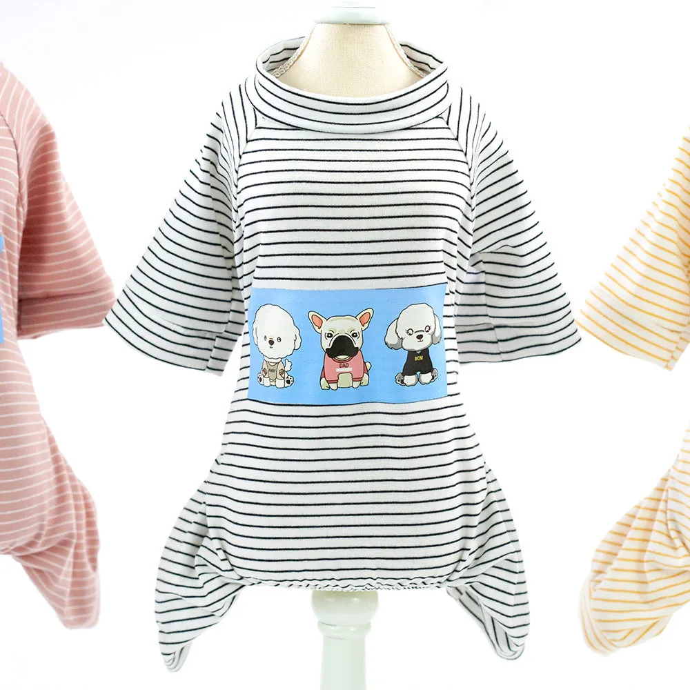 Spring and summer season three puppies home clothes pet clothing