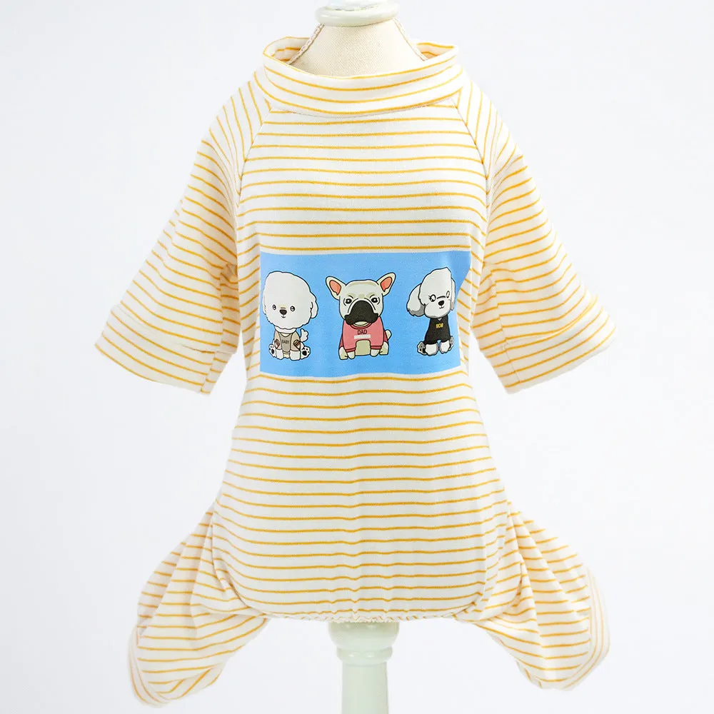 Spring and summer season three puppies home clothes pet clothing