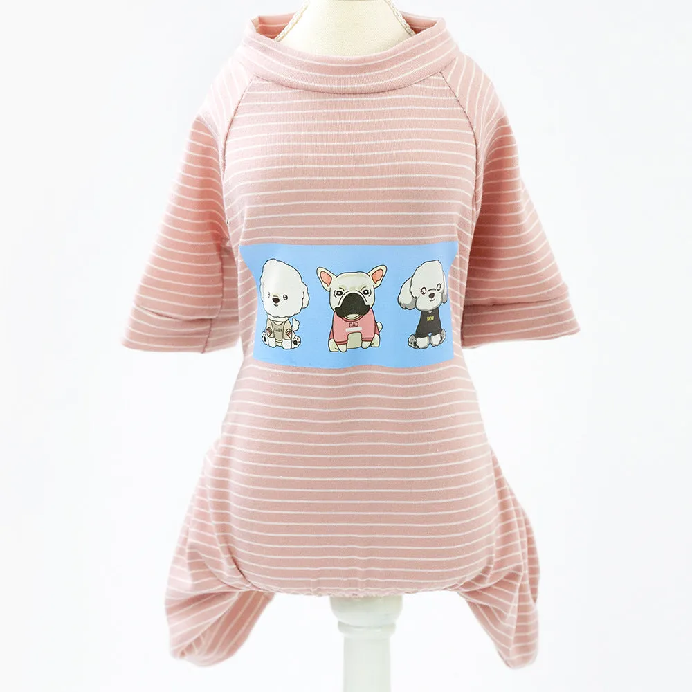 Spring and summer season three puppies home clothes pet clothing