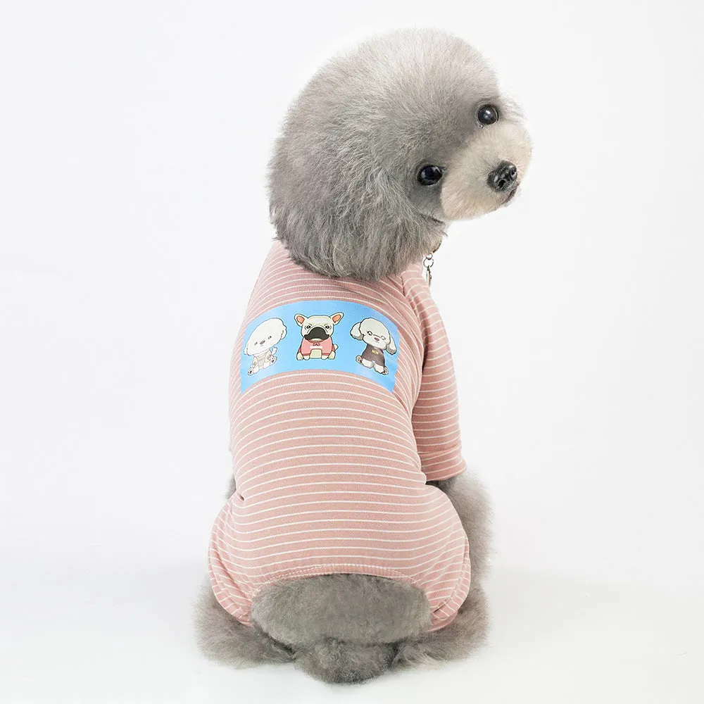 Spring and summer season three puppies home clothes pet clothing