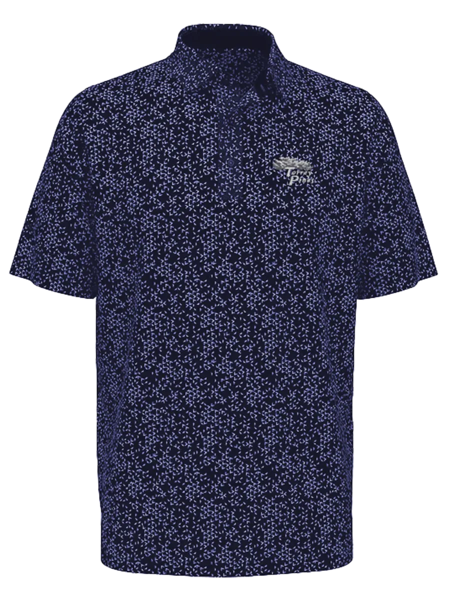 Torrey Pines Men's All Over Chevron Print Polo