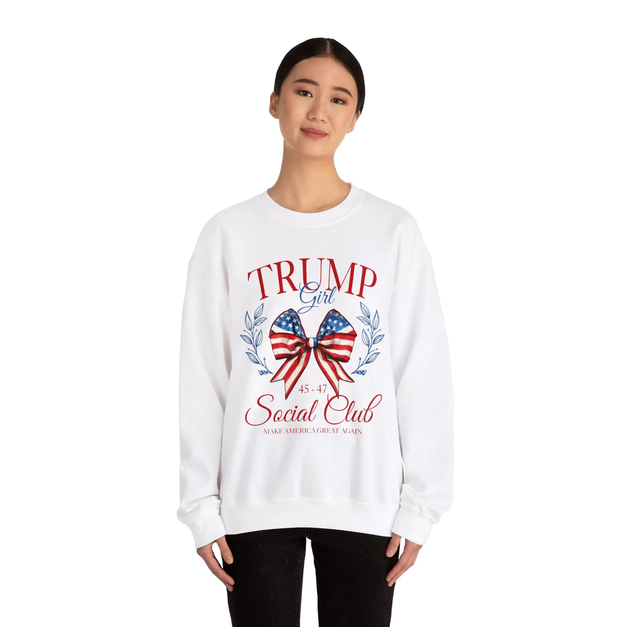 Trump Girl Social Club Unisex Heavy Blend™ Crewneck Sweatshirt