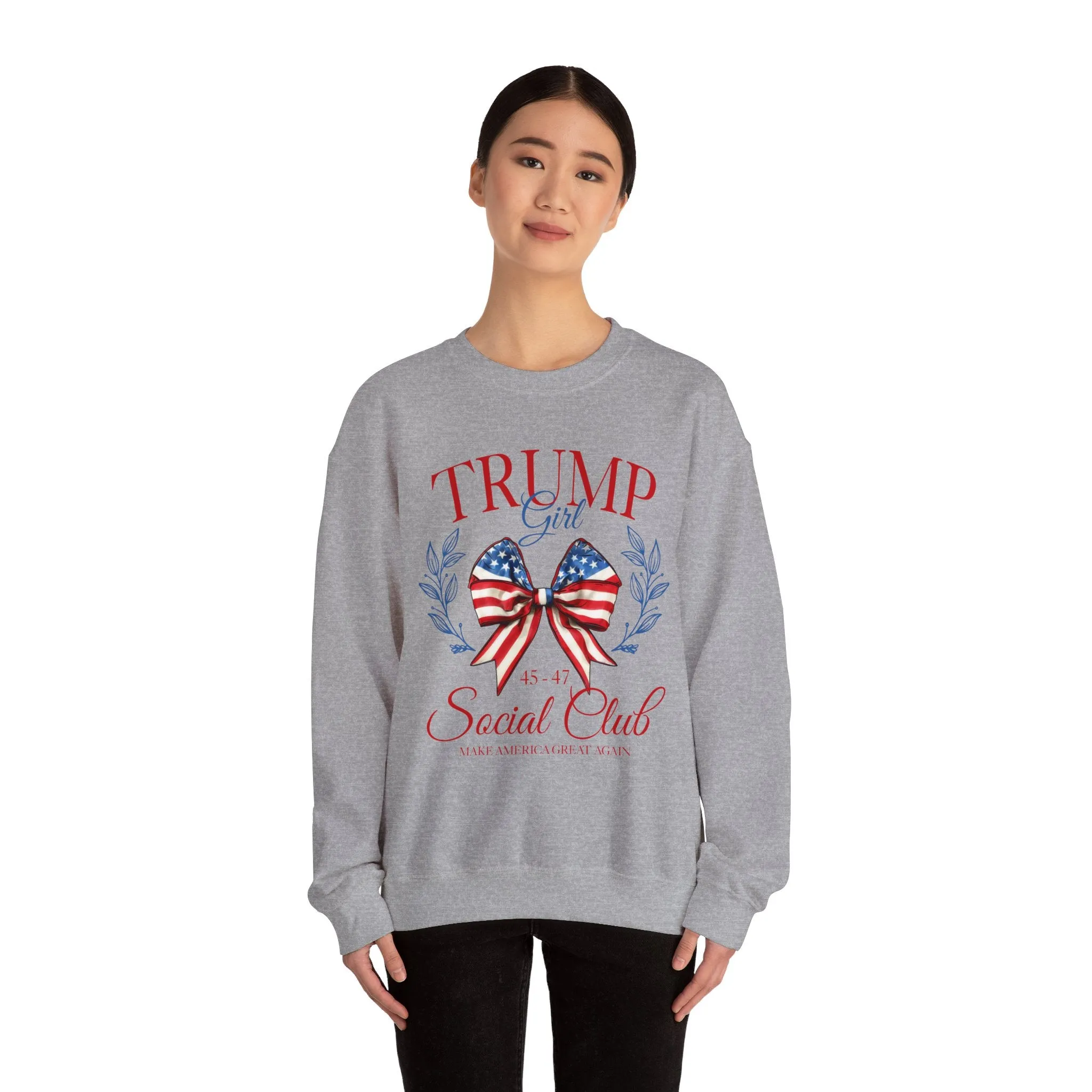 Trump Girl Social Club Unisex Heavy Blend™ Crewneck Sweatshirt