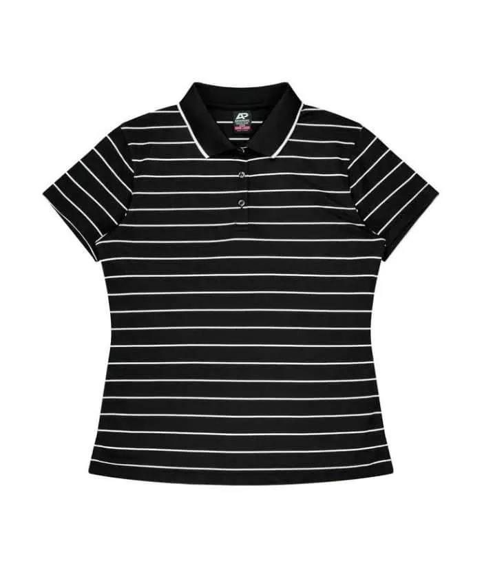 Vaucluse Ladies Striped Polo
