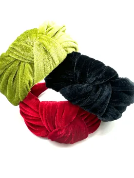 Velvet Topknot Headbands