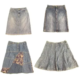 Vintage Denim Mini Skirts (DR-010)